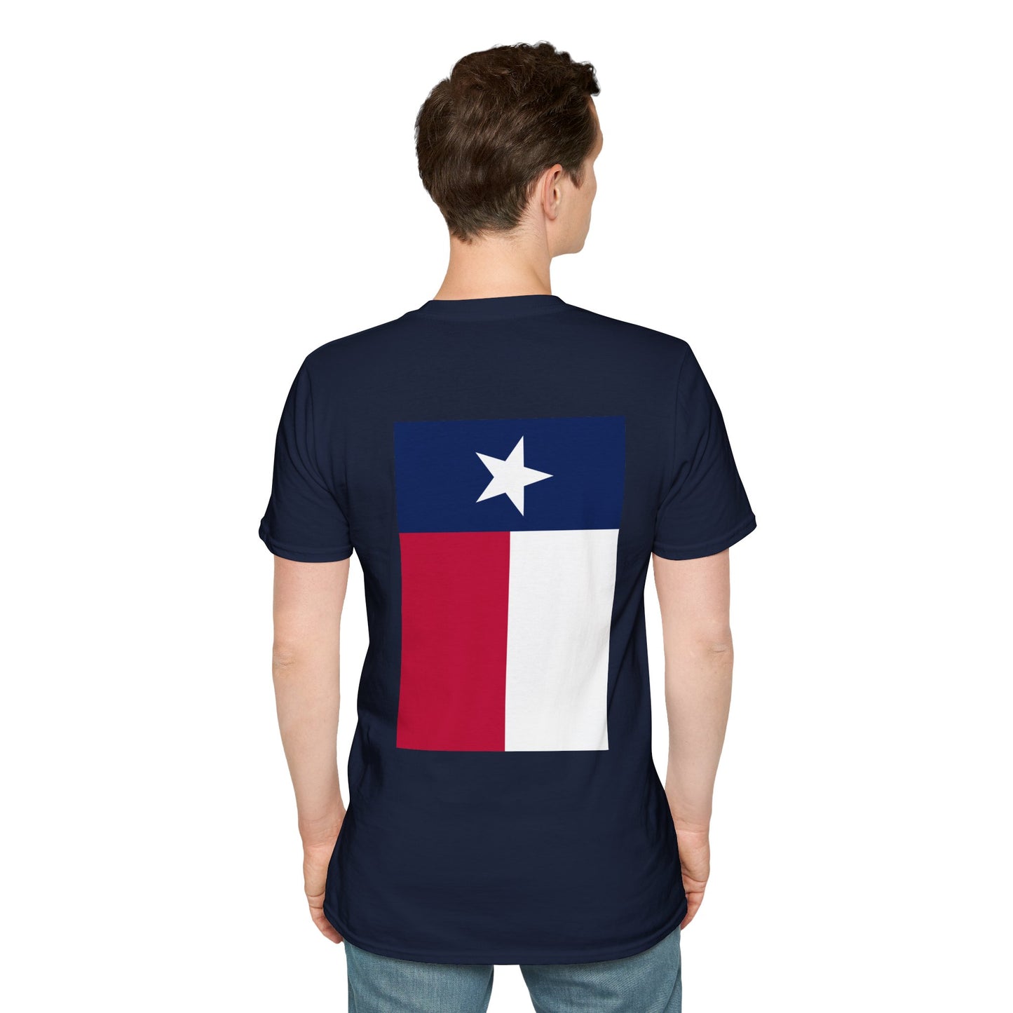 We Stand With Texas Flag Trump 2024 Unisex Softstyle T-Shirt MAGA