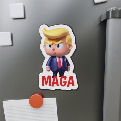 Little Trump MAGA America Style 1 Die-Cut Magnet