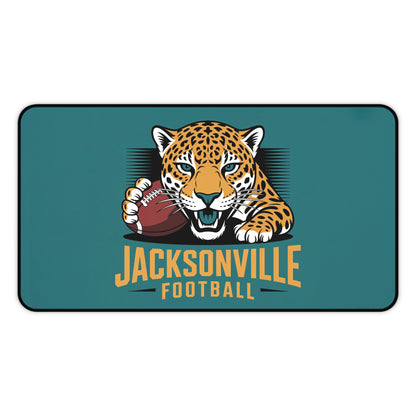 Jacksonville Football High Definition Print Non Slip Desk Mat Office Home Mouse Pad Sports Fan Gift Ultra Smooth Surface Rubber Backing