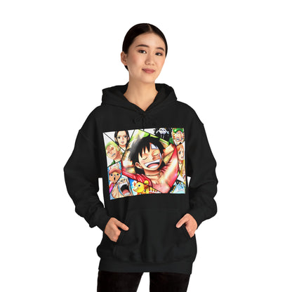 One Piece Monkey Ruffy Jimbei Nico Nami Unisex Heavy Blend Kapuzenpullover