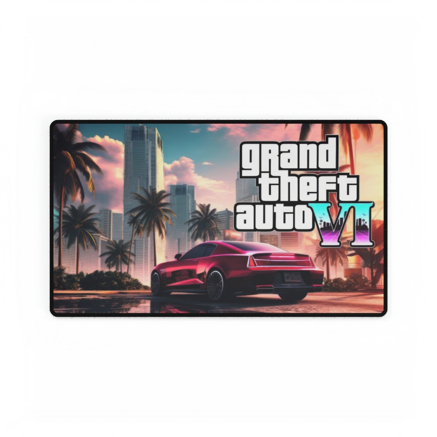 GTA 6 High Definition PC PS Videospiel Schreibtischunterlage Mousepad