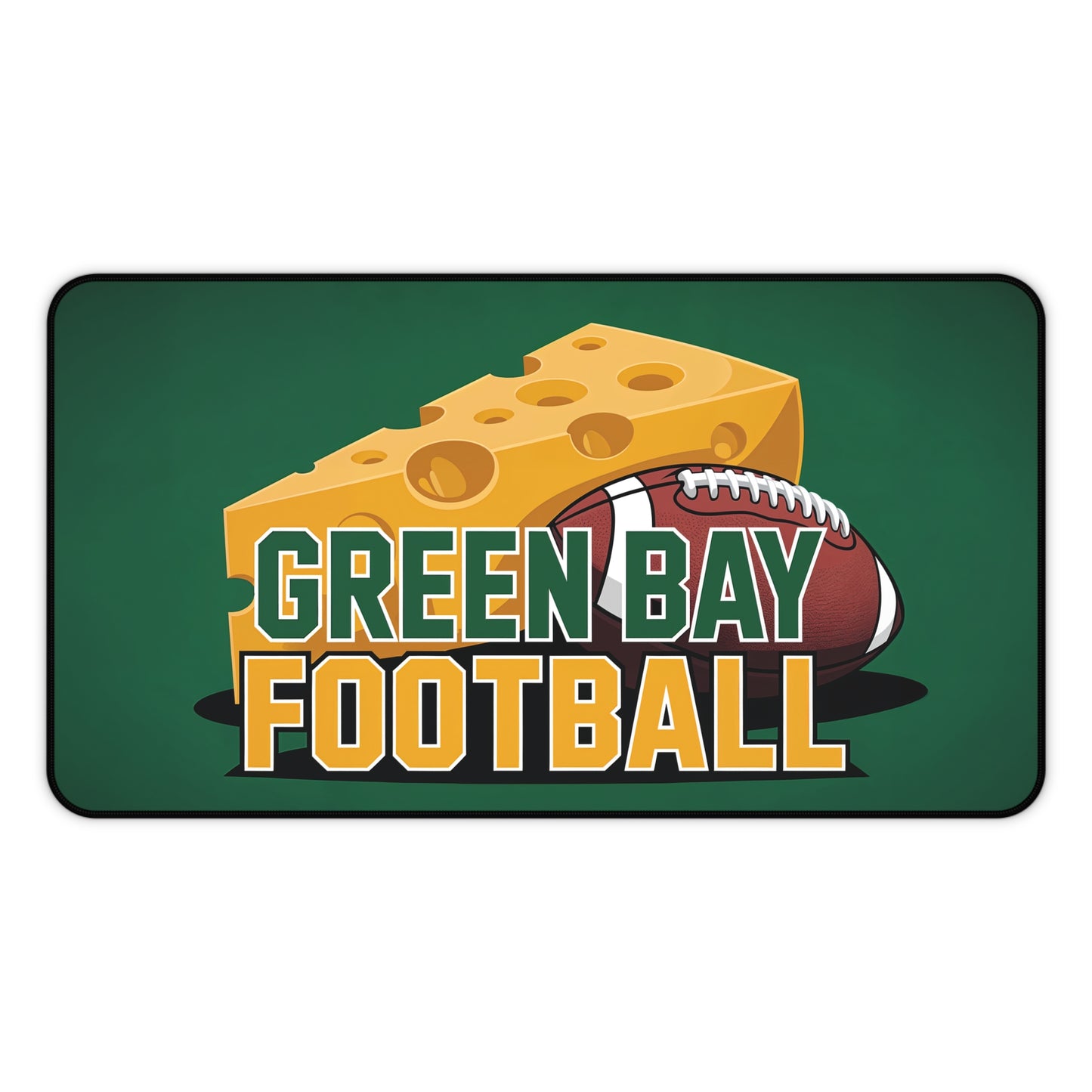 Green Bay Football High Definition Print Non Slip Desk Mat Office Home Mouse Pad