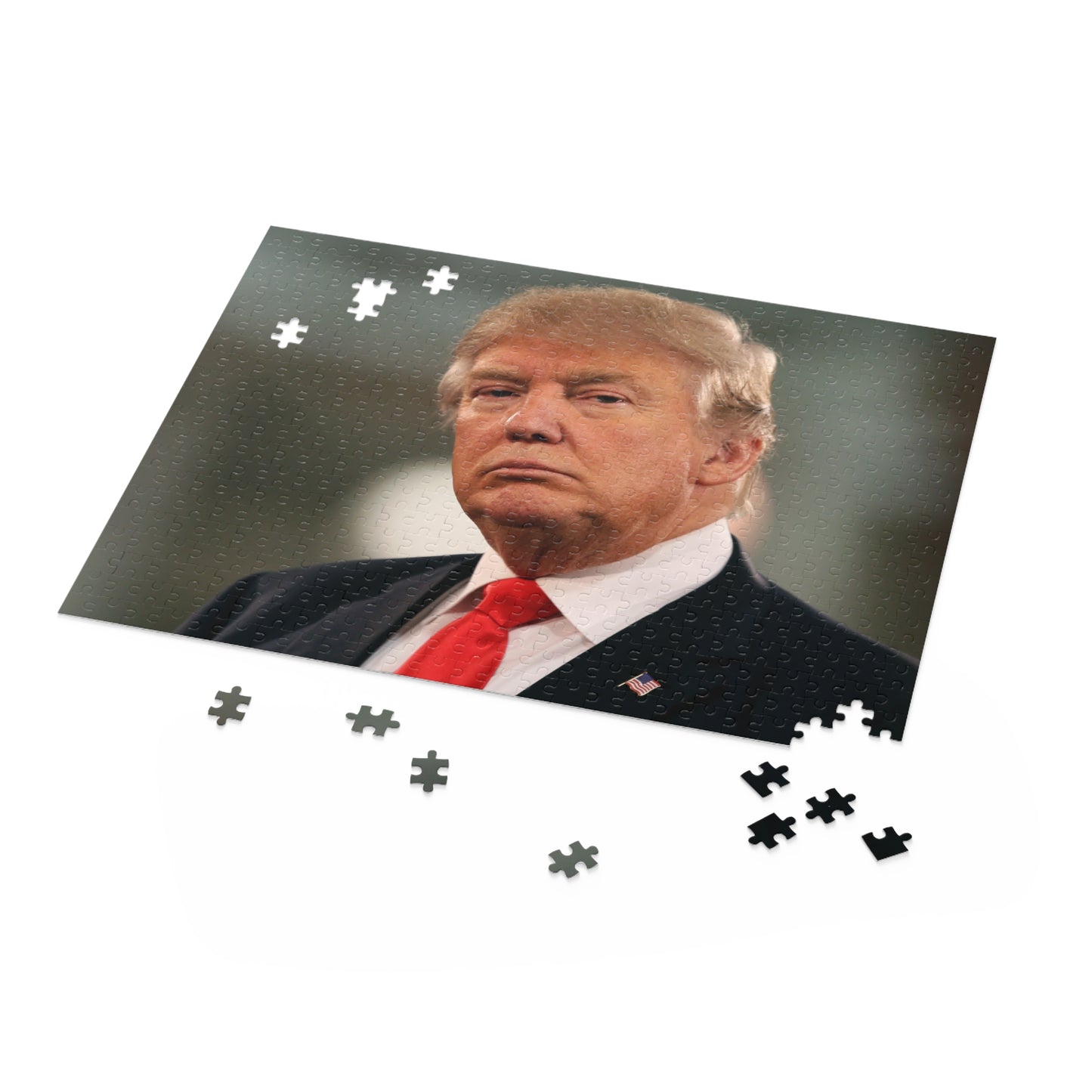 Donald Trump Portrait 47  (252 or 500 Piece) High Quality Thick Puzzle Game