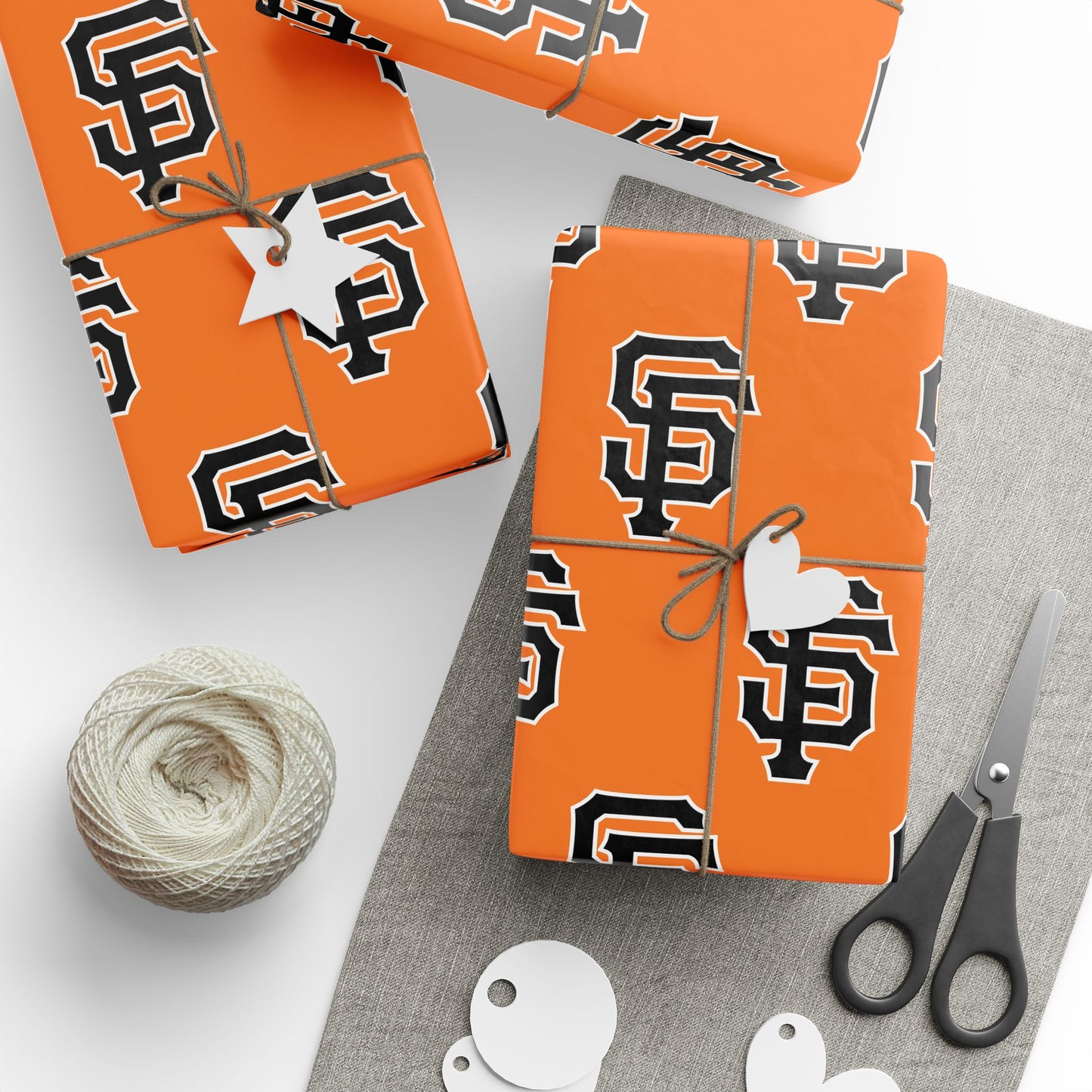 San Francisco Giants Baseball MLB Birthday Graduation Gift Wrapping Paper