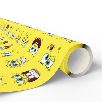 SpongeBob SquarePants Cartoon Birthday High Definition Kids Gift Wrapping Papers