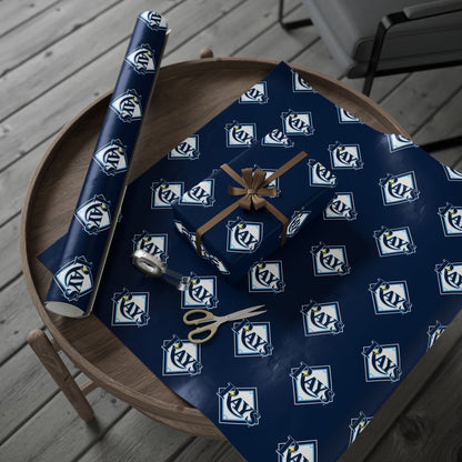Tampa Bay Rays Baseball MLB Birthday Graduation Gift Wrapping Paper
