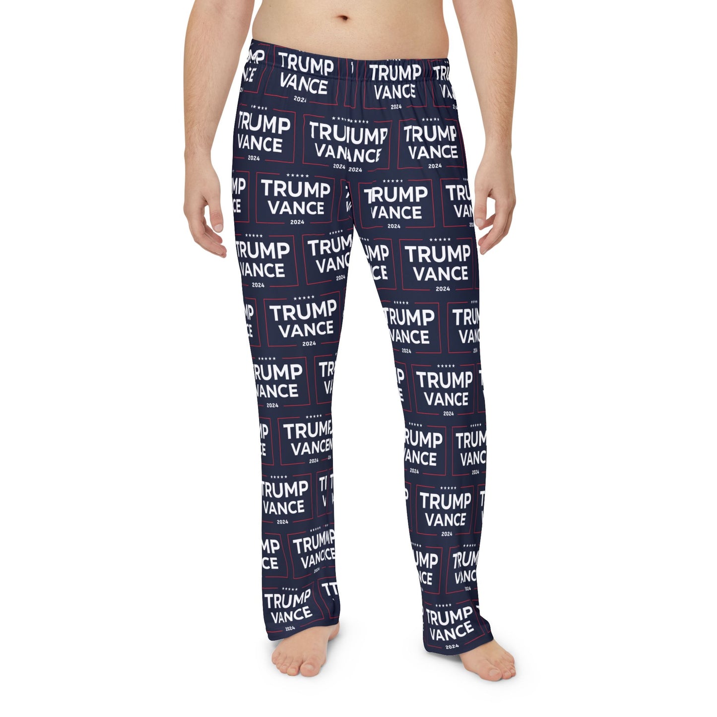 Trump Vance 2024 Men's Polyester Lounge Comfy Pajama Pants