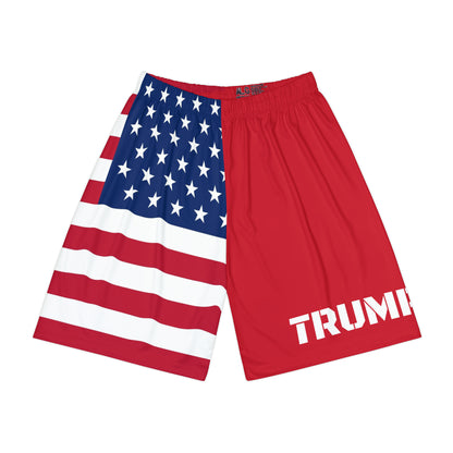 Trump 2024 American Flag Men’s Sports Athletic Shorts