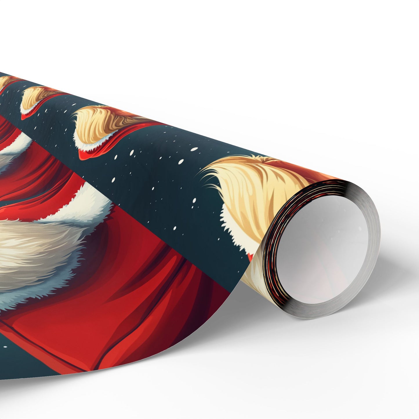 Trump Santa Claus Xmas MAGA Christmas Gift Present Wrapping Papers