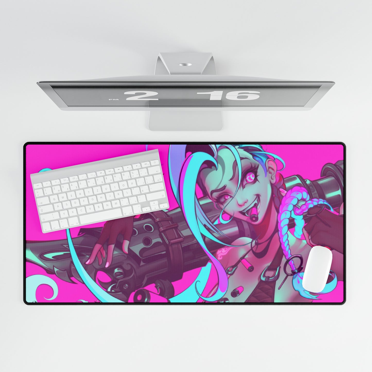 Jinx League of Legends High Definition Online PC PS Large Video Game Desk Mat Mousepad