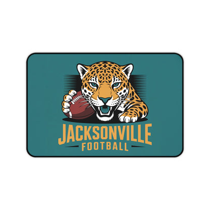 Jacksonville Football High Definition Print Non Slip Desk Mat Office Home Mouse Pad Sports Fan Gift Ultra Smooth Surface Rubber Backing