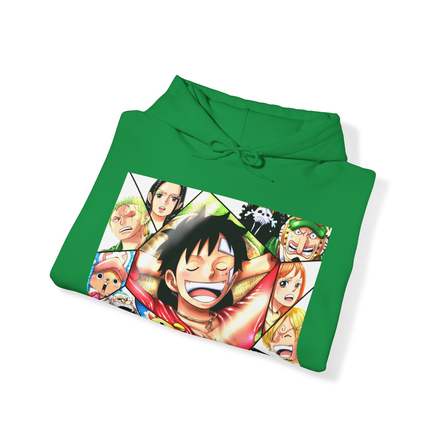 One Piece Monkey Ruffy Jimbei Nico Nami Unisex Heavy Blend Kapuzenpullover