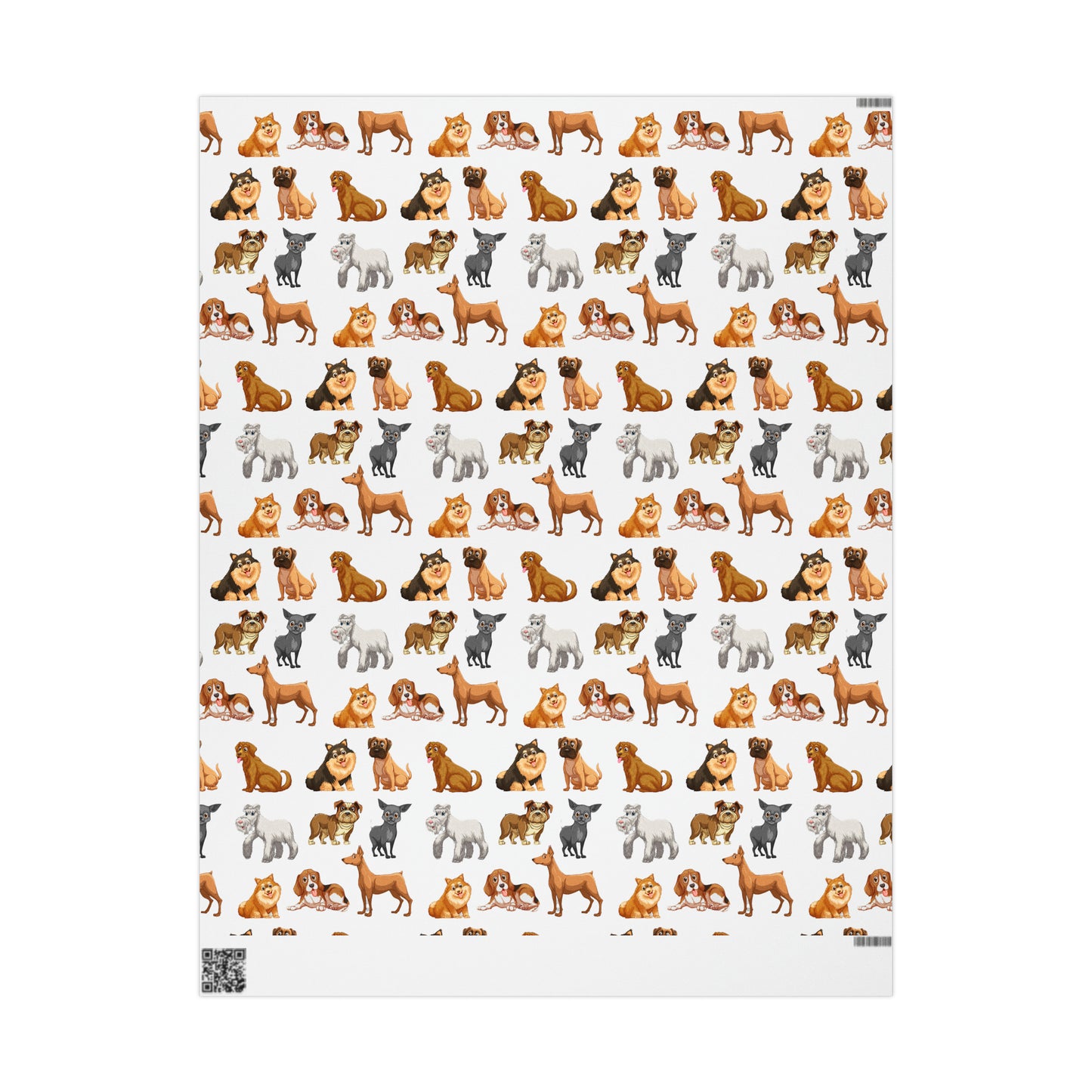 Cartoon Puppies cute Birthday Gift Present Holiday Wrapping Paper Dog