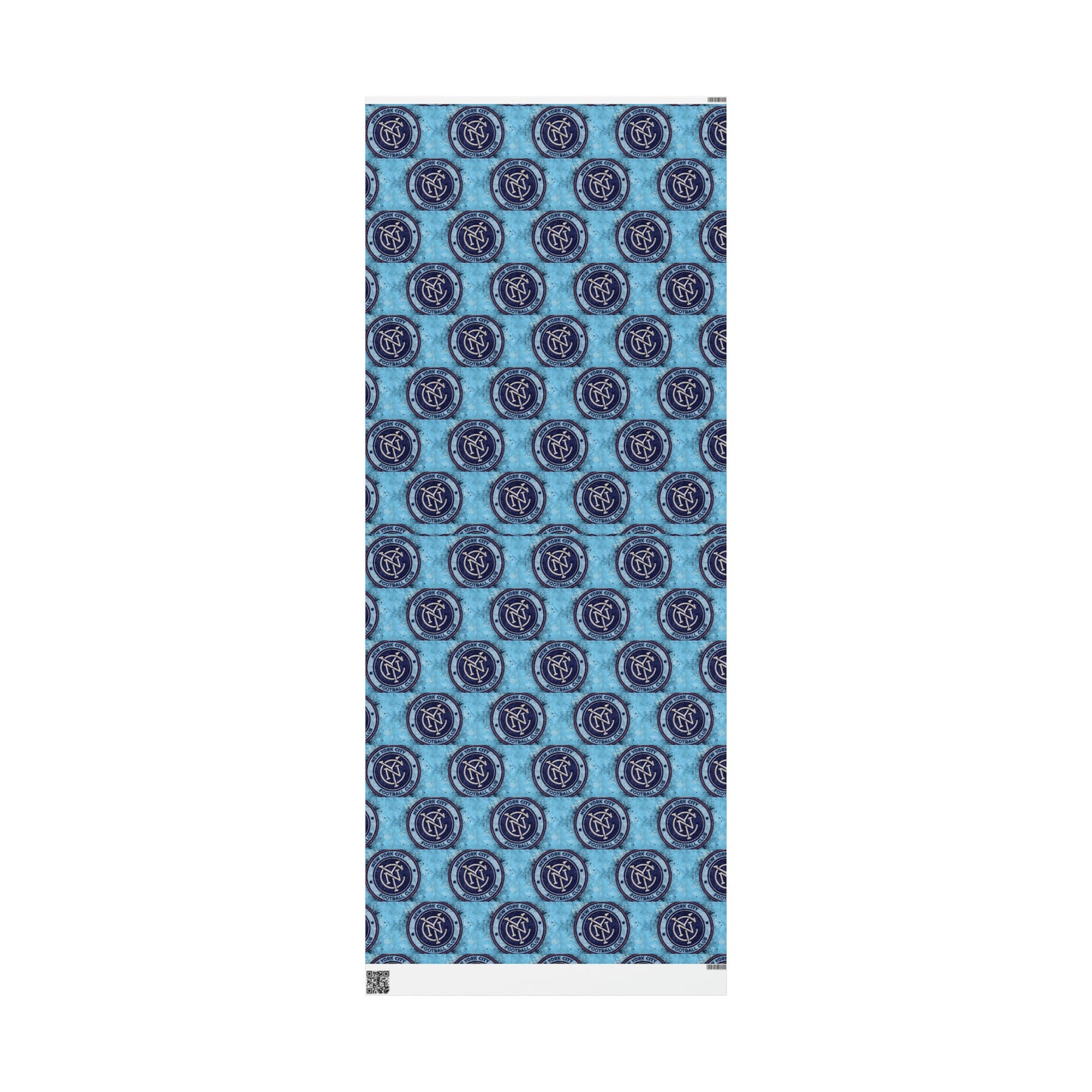 New York City FC MLS Birthday Gift Wrapping Paper Soccer Holiday