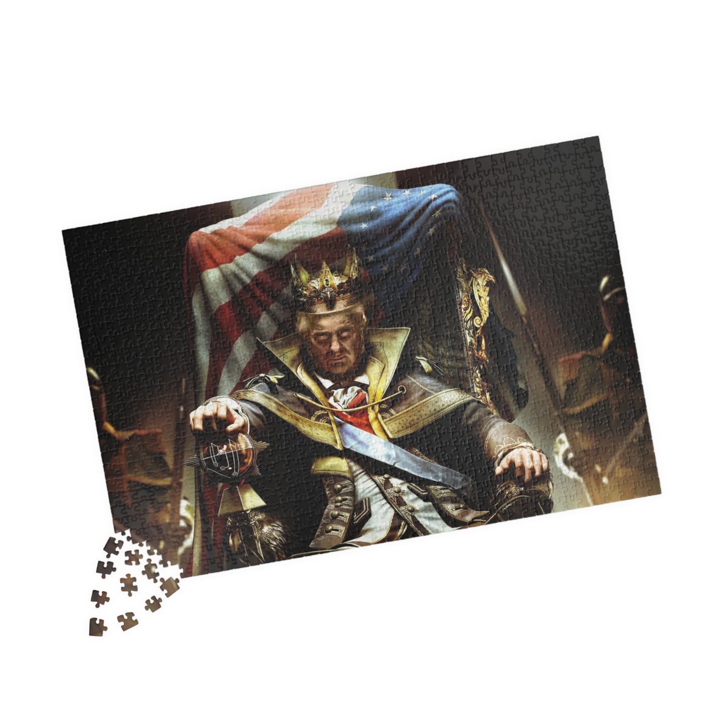 Trump King Emperor chipboard High-Definition Printed Puzzle (252, 520, 1014-piece)