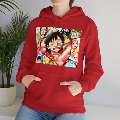 One Piece Monkey Luffy Jimbei Nico Nami Unisex Heavy Blend Hooded Sweatshirt