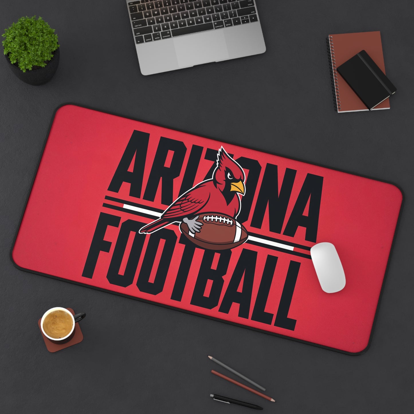 Arizona Football High Definition Print Non Slip Desk Mat Office Home Mouse Pad Sports Fan Gift Ultra Smooth Surface Rubber Backing