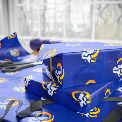 LA Rams Los Angeles NFL Football Birthday Gift Wrapping Paper Holiday