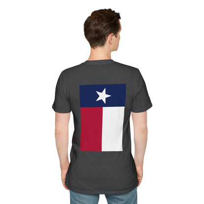 We Stand With Texas Flag Trump 2024 Unisex Softstyle T-Shirt MAGA