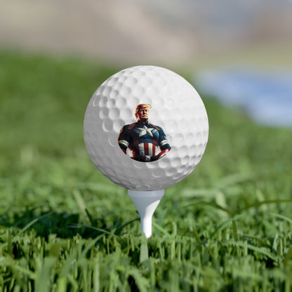 Captain Trump America 2024 Hochwertige Golfbälle, 6 Stück
