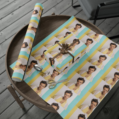 Harry Styles One Direction singer holiday present Birthday Gift Wrapping Papers