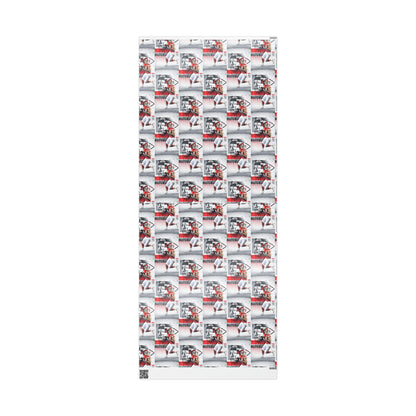 Patrick Mahomes Kansas City Chiefs White NFL Football Birthday Gift Wrapping Papers