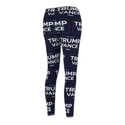 Trump Vance 2024 MAGA Blue Women's Casual Leggings MAGAGA Store