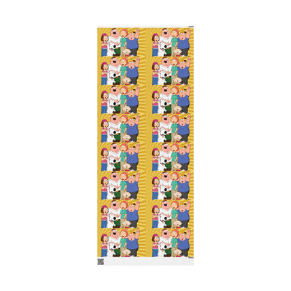 Family Guy Funny TV cartoon show Birthday High Definition Gift Wrapping Paper