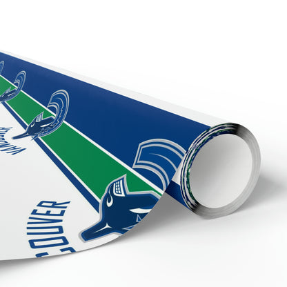 Vancouver Canucks NHL Hockey Birthday Gift Wrapping Papers Holiday