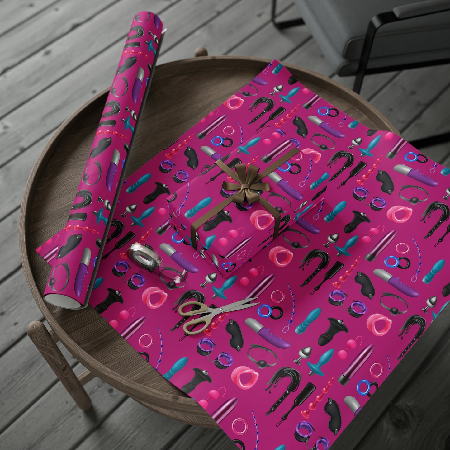Bachelorette Sex toy Variety High Definition Happy Birthday Gag Gift Present Wrapping Paper