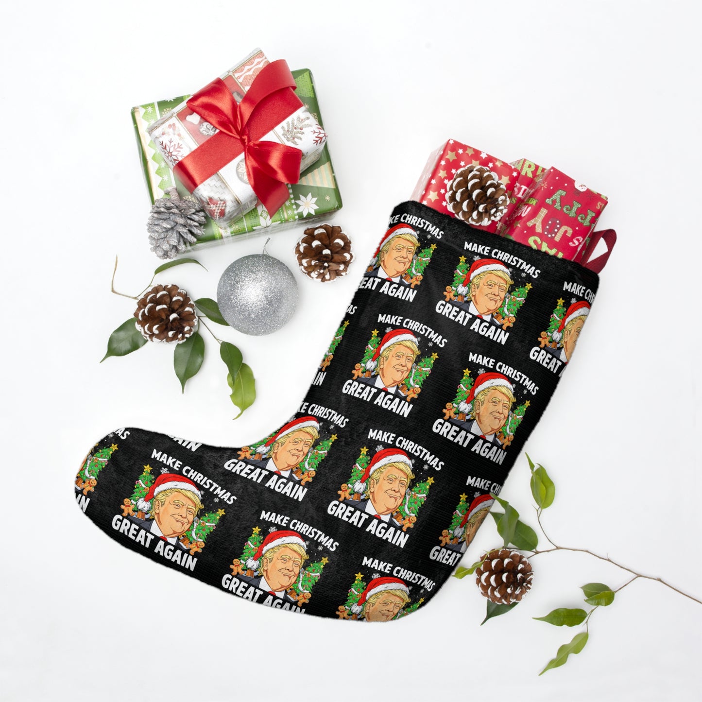 Trump Make Christmas Great Again Christmas Stockings