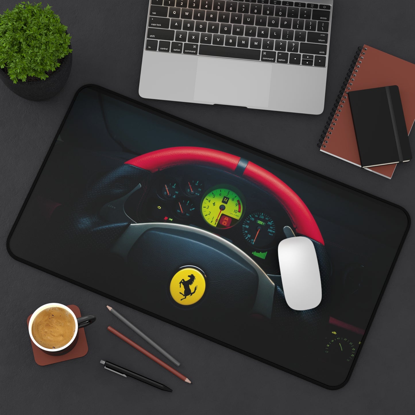 Ferrari Dash High Definition Super Car Office Home Decor Desk Mat Mousepad