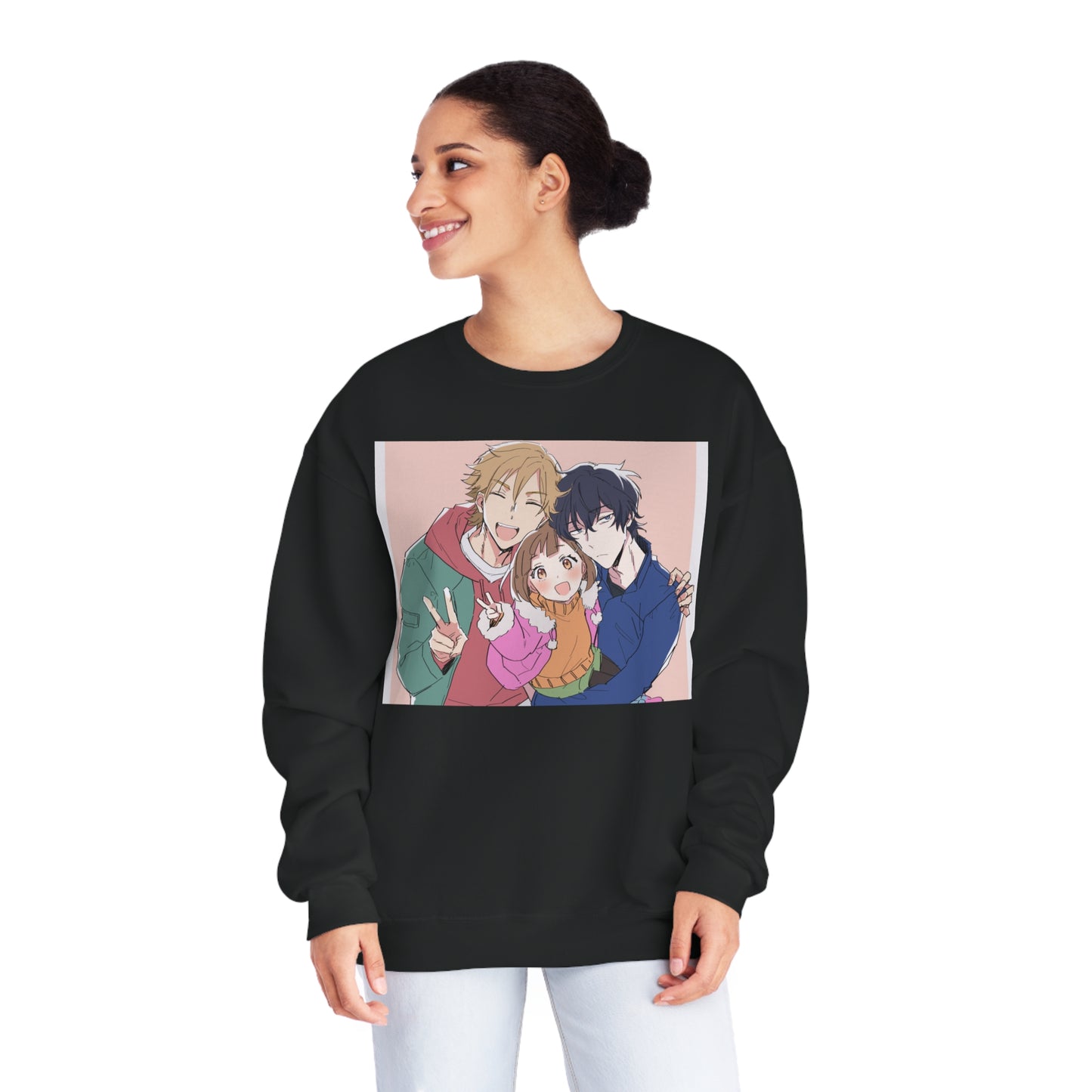 Buddy Daddies Anime Cartoon Unisex NuBlend® Crewneck Sweatshirt