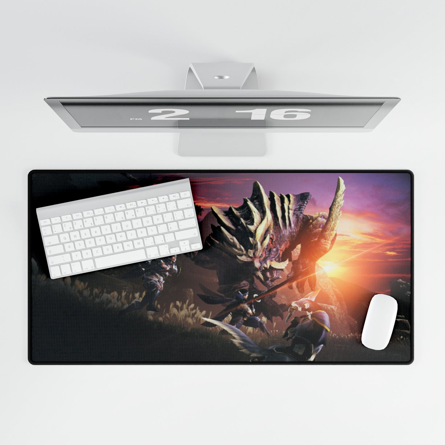 Monster Hunter Rise High Definition Online PC PS Large Video Game Desk Mat Mousepad