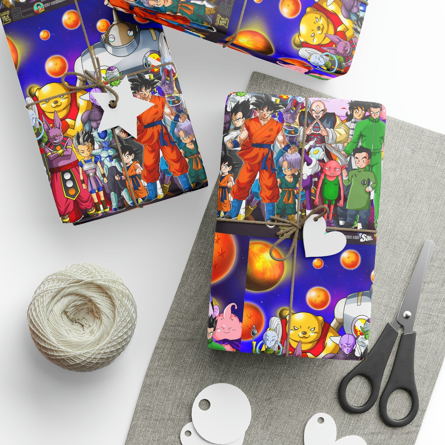 Dragon Ball Z DBZ Anime Cartoon Geburtstagsgeschenkpapier