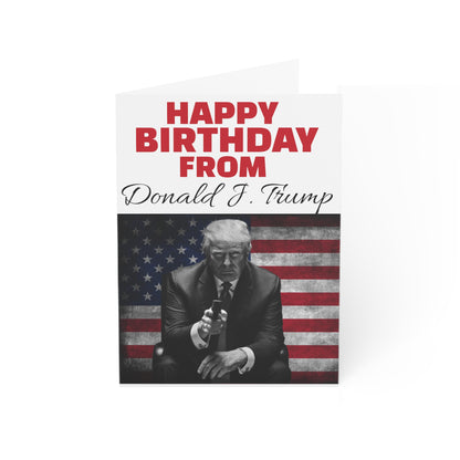 Alles Gute zum Geburtstag von 2A Donald J. Trump MAGA Grußkarte