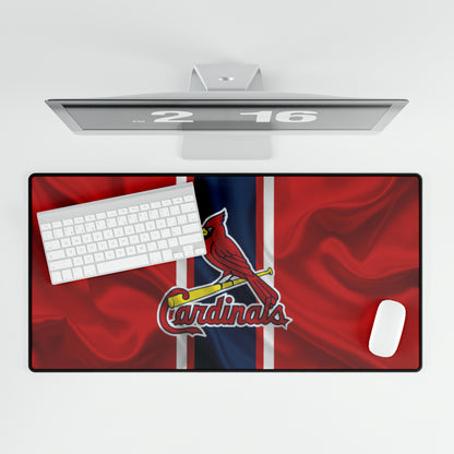 St. Louis Cardinals Wavy flag look MLB Baseball High Definition Desk Mat mousepad