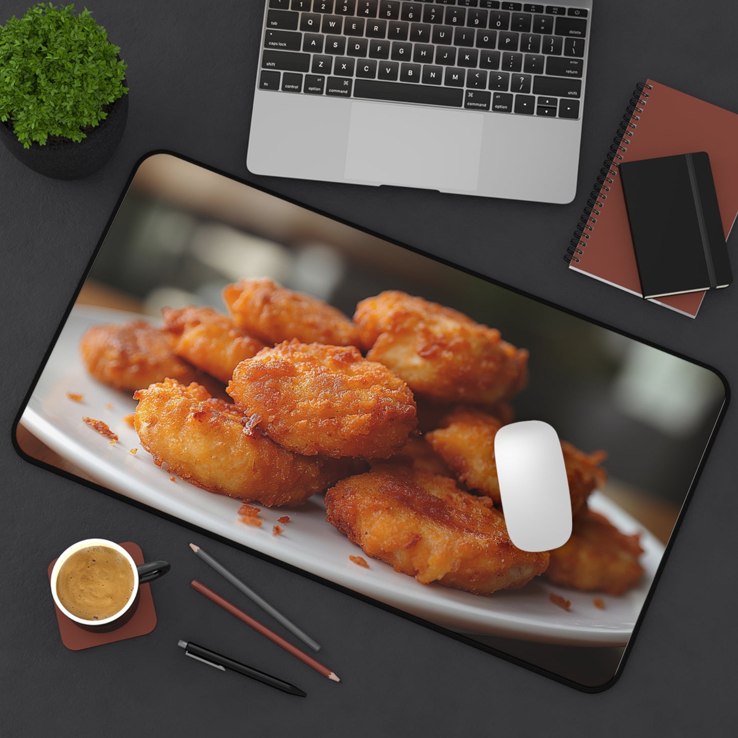 Chicken Nuggets Mc Realistic High Definition Desk Mat Mousepad Tenders