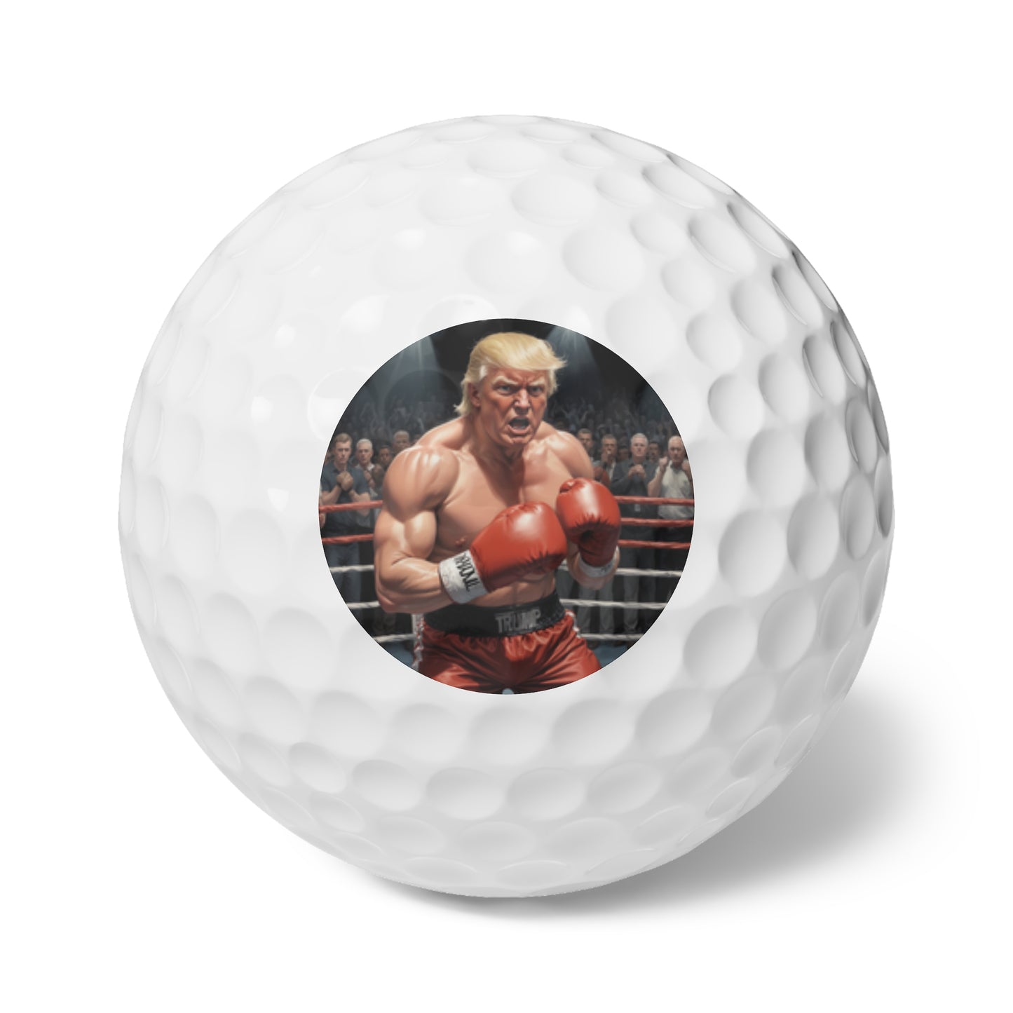 Trump the Boxer MAGA American Made Golf Balls, 6pcs