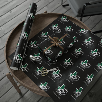 Dallas Stars NHL Hockey Geburtstagsgeschenkpapier Urlaub