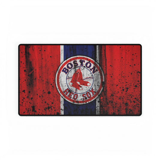Boston Red Sox Paint Splatter MLB Baseball High Definition Schreibtischunterlage