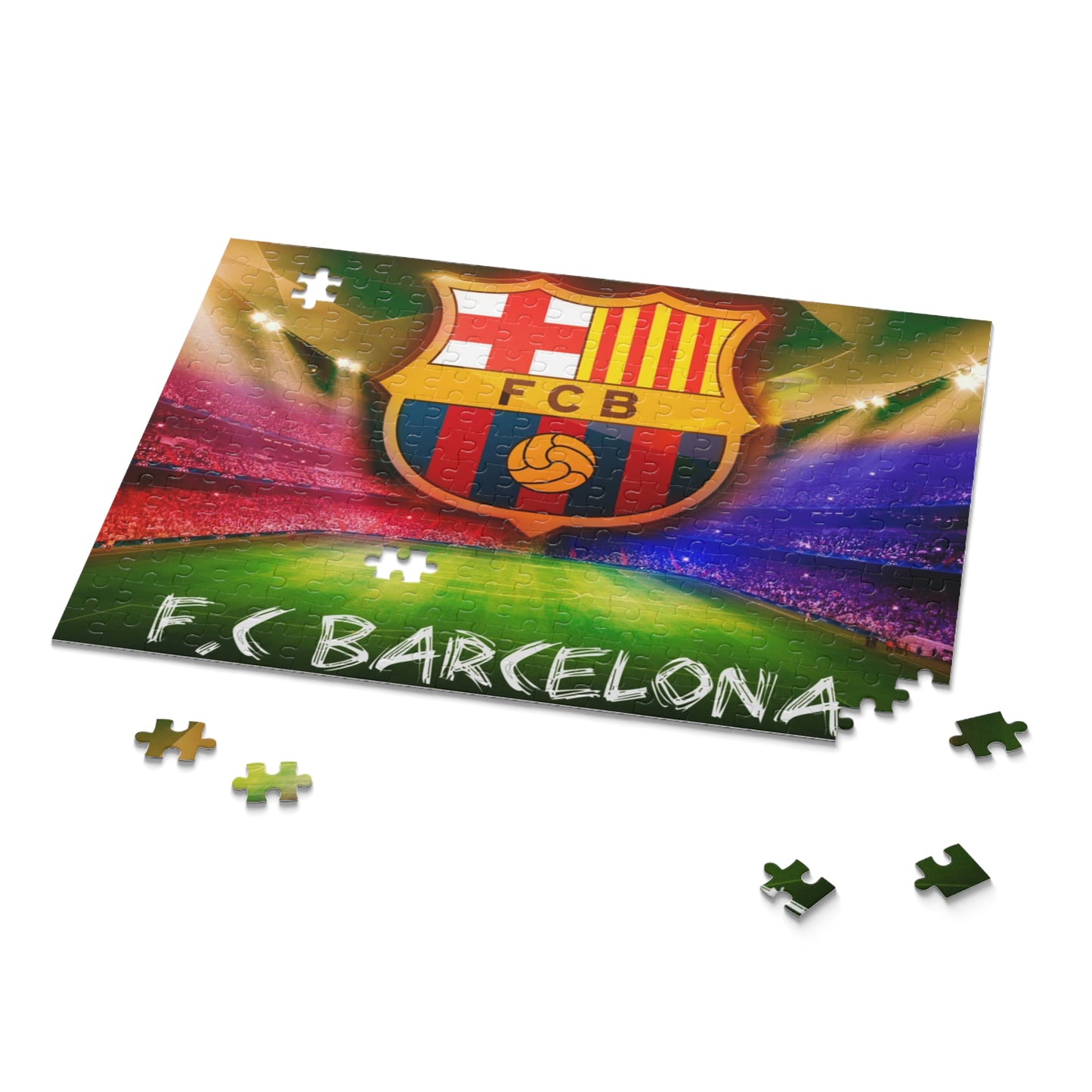 F.C. Barcelona Thick Puzzle (252 or 500 Piece) High Quality Game