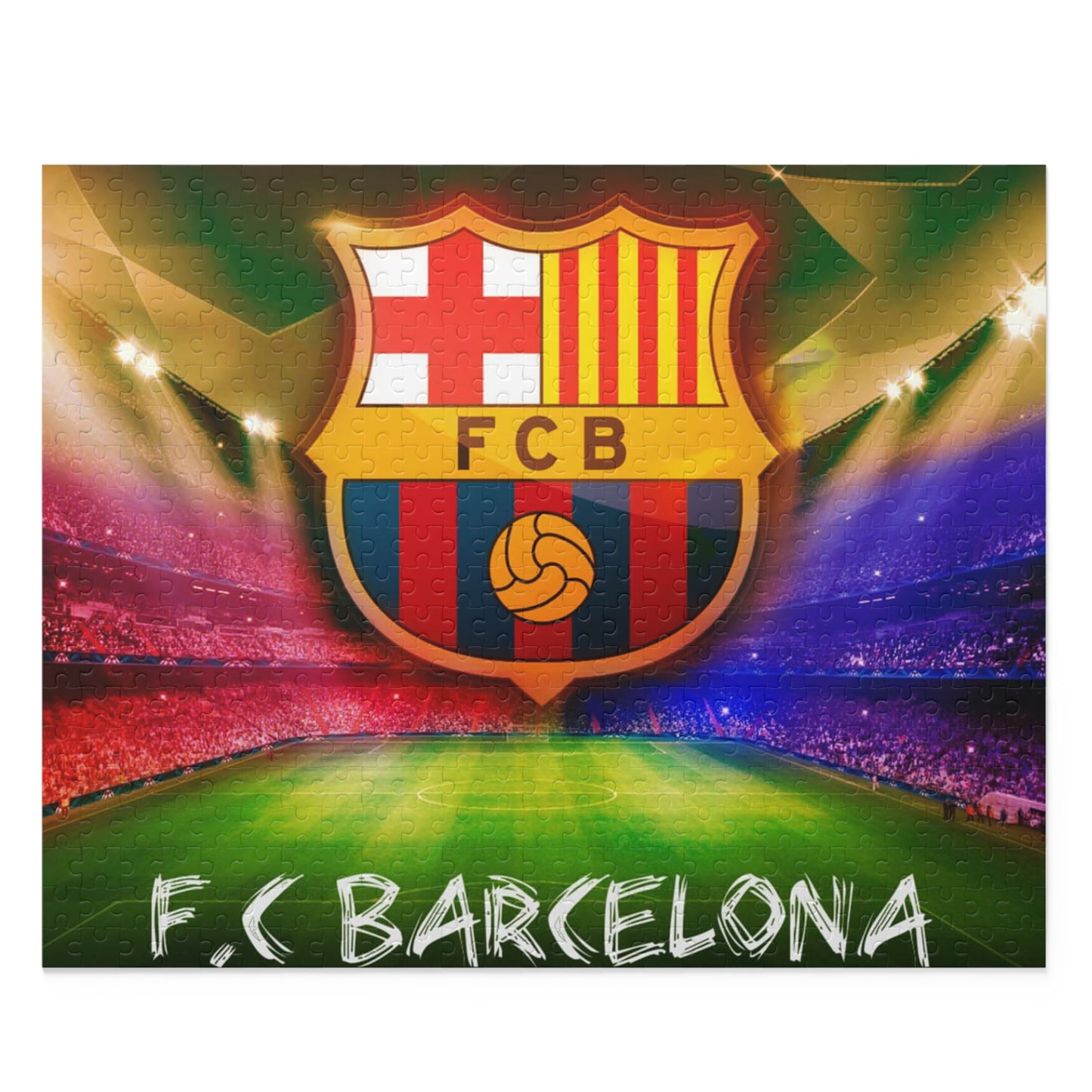 F.C. Barcelona Thick Puzzle (252 or 500 Piece) High Quality Game