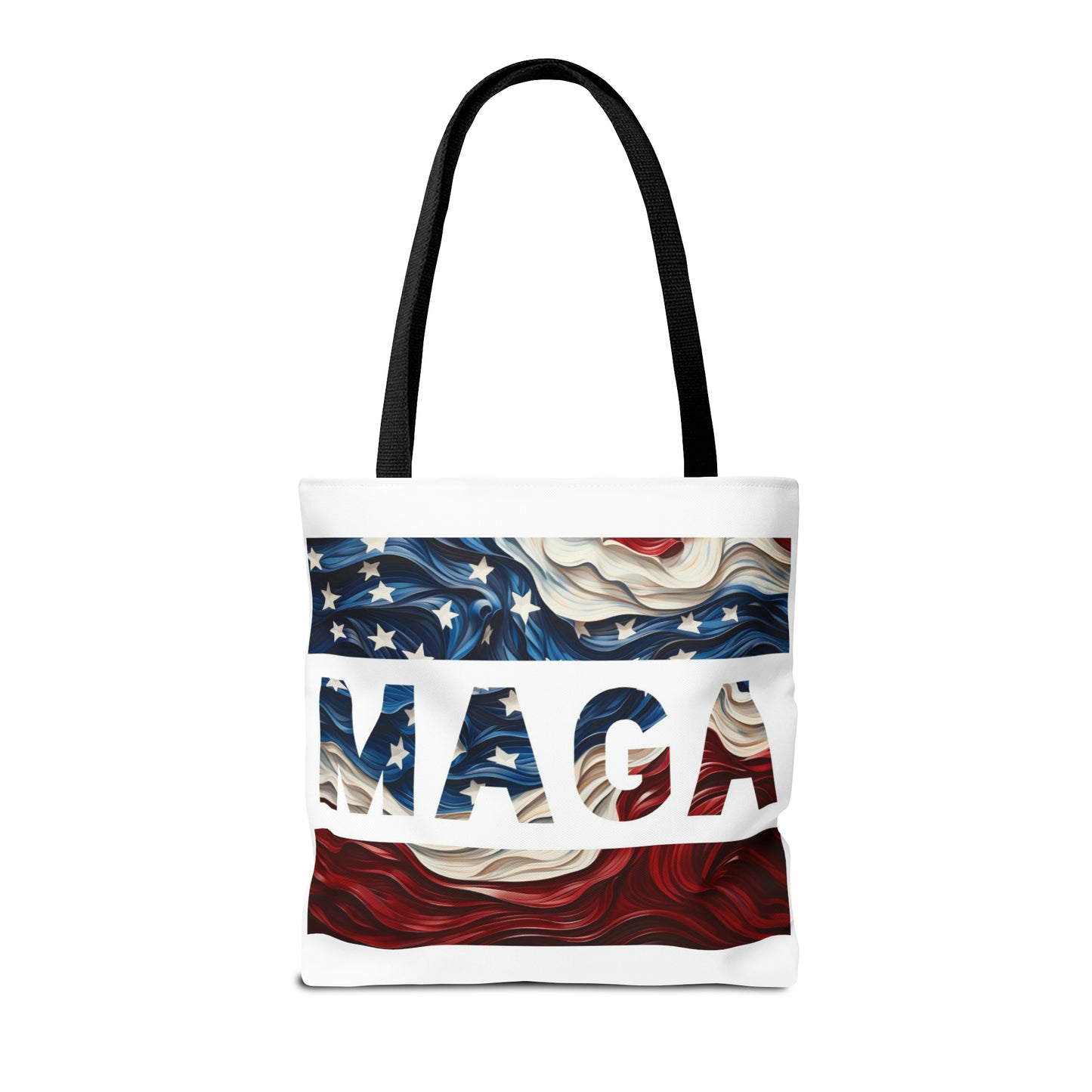 MAGA Red White and Blue Trump Rally Heavy Duty Tote Bag