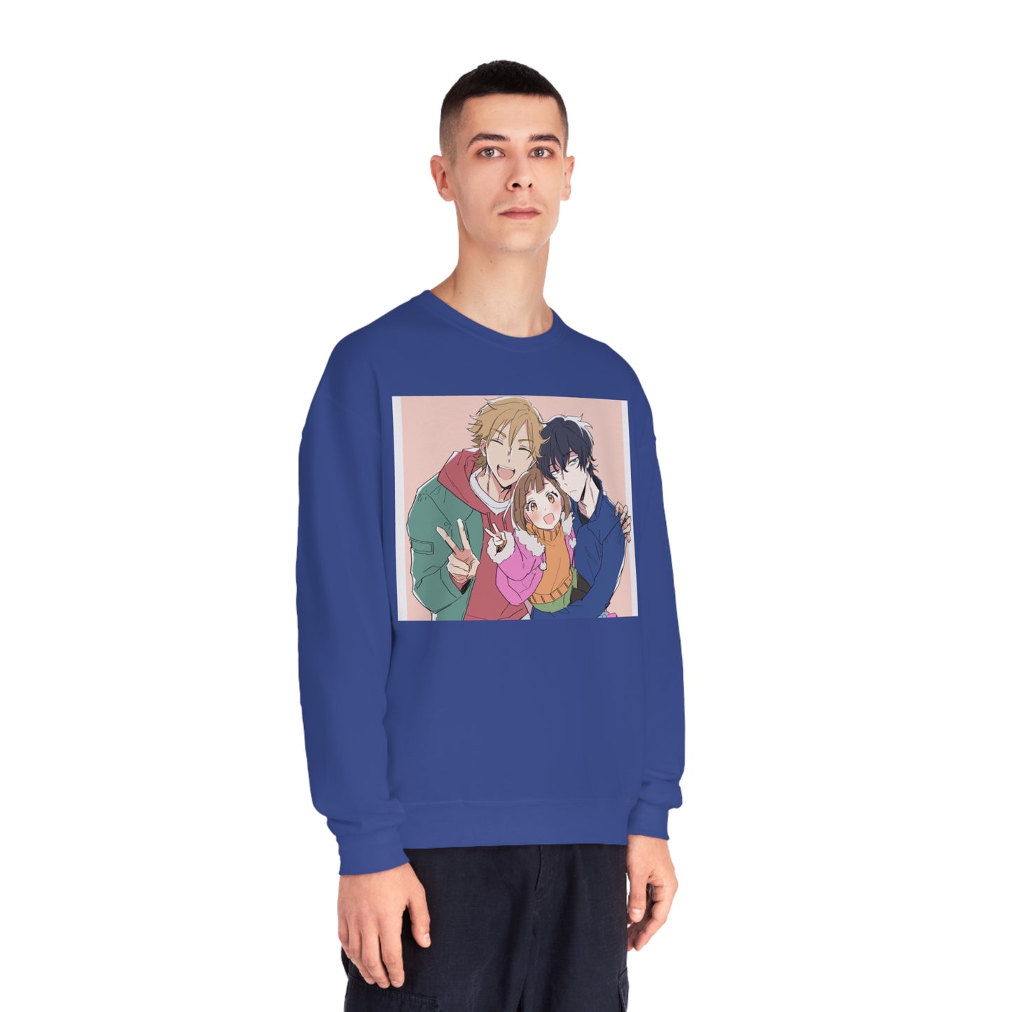 Buddy Daddies Anime Cartoon Unisex NuBlend® Crewneck Sweatshirt