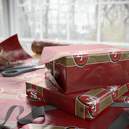 San Francisco 49ers NFL Football Birthday Gift Wrapping Papers Holiday