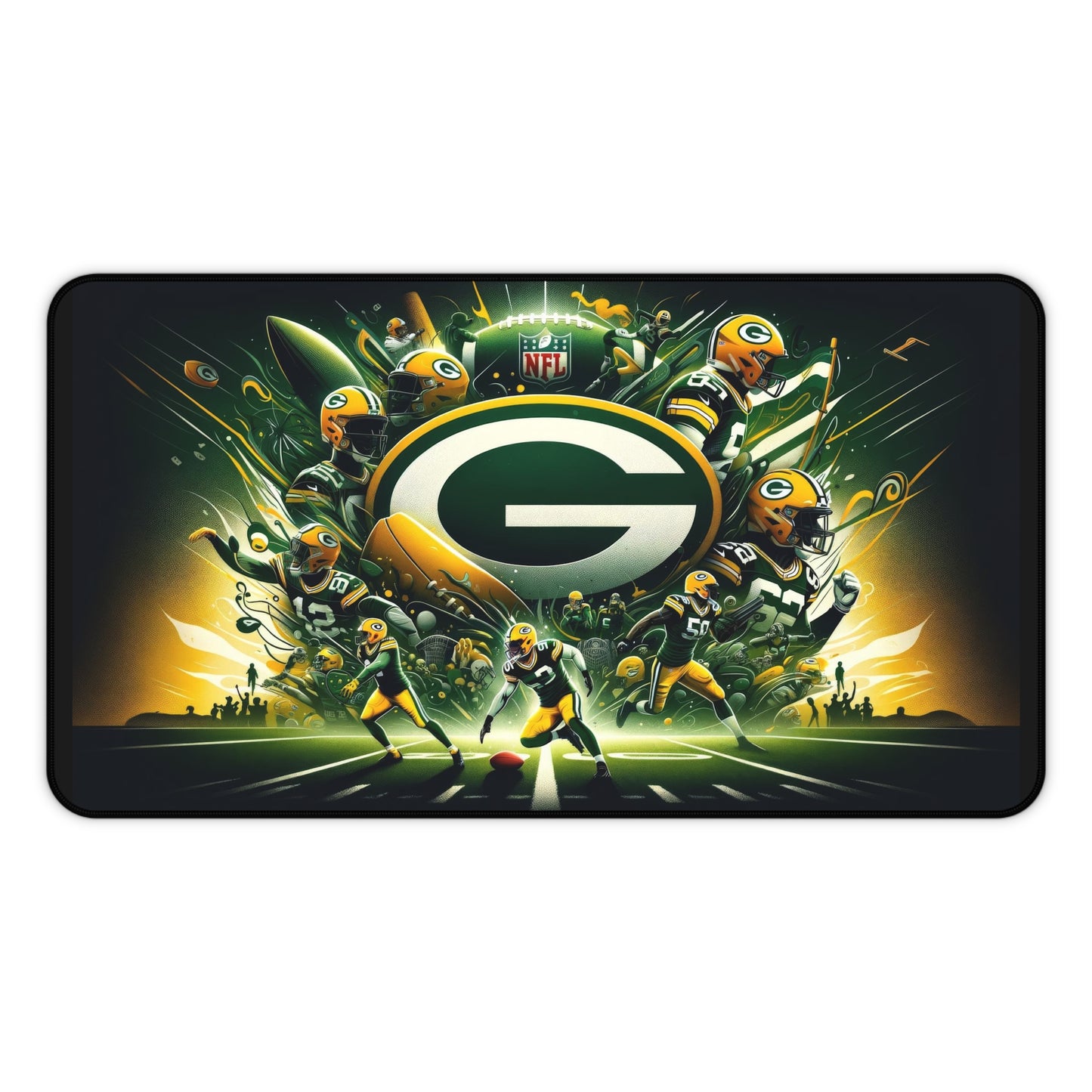 Green Bay Packers Football High Definition Desk Mat Mousepad