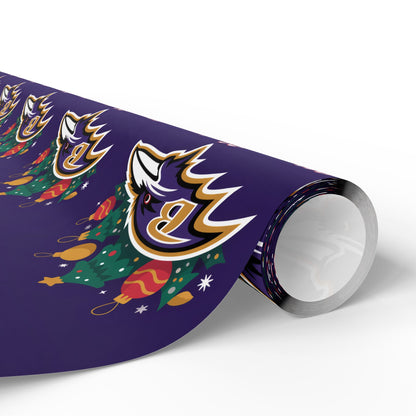 Baltimore Football Merry Christmas Sports Gift Wrap, Holiday Present Wrap, Christmas Gift Wrap, Gift Packaging