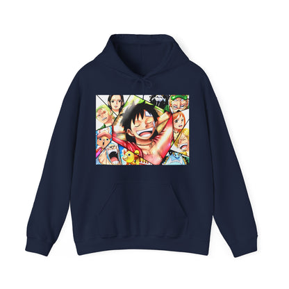 One Piece Monkey Ruffy Jimbei Nico Nami Unisex Heavy Blend Kapuzenpullover