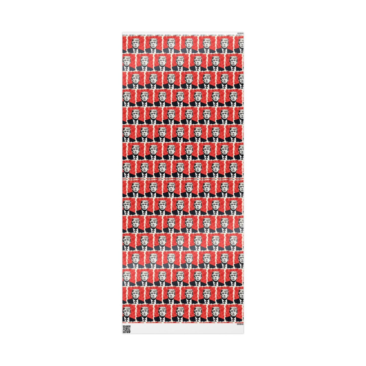 Trump Valentine's Day with Hearts Drawing Style HD Print Present Gift Love Wrapping Papers